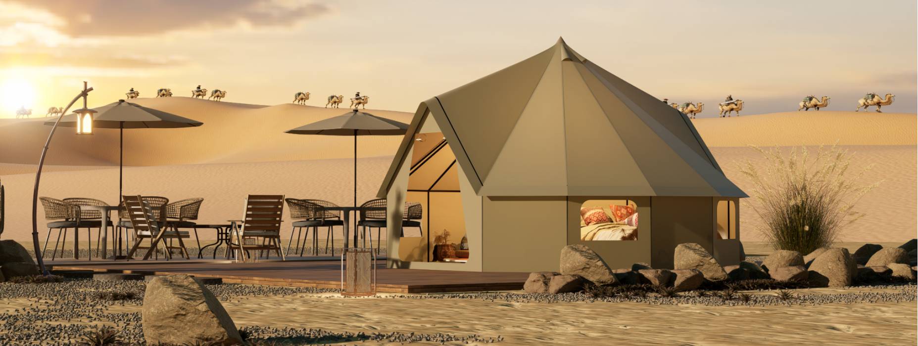 大同区露营酒店帐篷产品